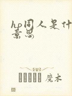 hp同人是什么意思