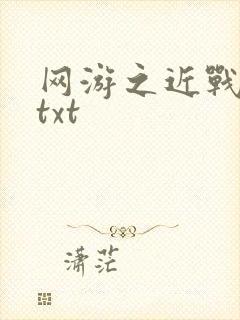 网游之近战法师txt