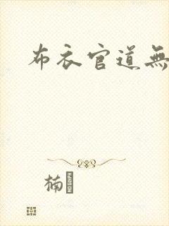 布衣官道无弹窗