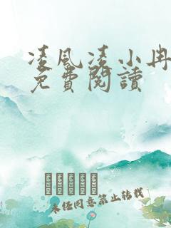 凌风凌小冉全文免费阅读