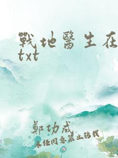 战地医生在都市txt