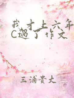我才上六年级就C过了作文