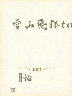雪山飞狐txt