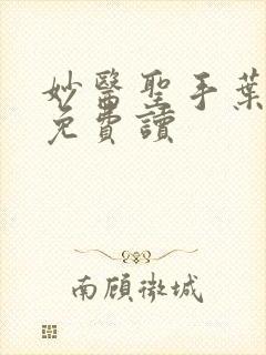 妙医圣手叶皓轩免费读