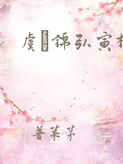 虞娰锦弘寅柳沁