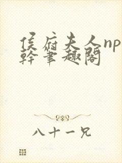 侯府夫人np高干笔趣阁