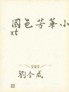 国色芳华小说txt