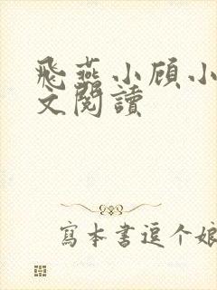 飞燕小顾小说全文阅读