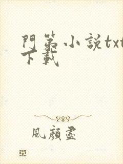 门第小说txt下载