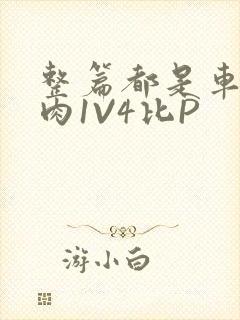 整篇都是车的多肉1V4比P