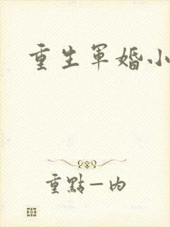 重生军婚小媳妇