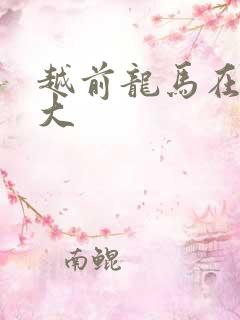 越前龙马在立海大