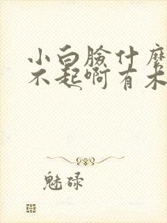 小白脸什么的伤不起啊有木有