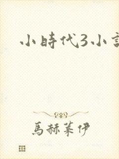 小时代3小说