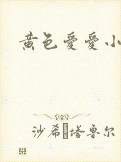 黄色爱爱小说