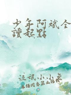 少年阿斌全文阅读起点