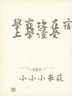 学霸攻在宿舍强上学渣受