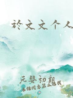 于文文个人简历