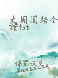 大团圆结全文阅读txt