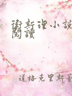 卫斯理小说在线阅读