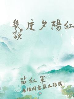 几度夕阳红 小说