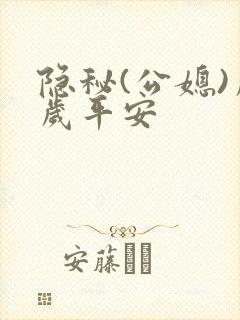 隐秘(公媳)岁岁平安