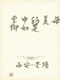 掌中的美母版主柳如是