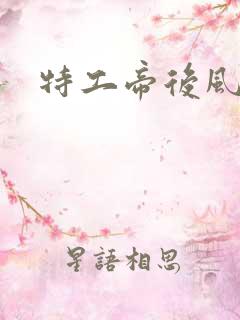 特工帝后风九少