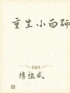 重生小白师尊