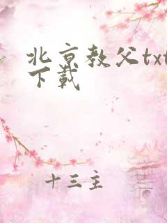 北京教父txt下载