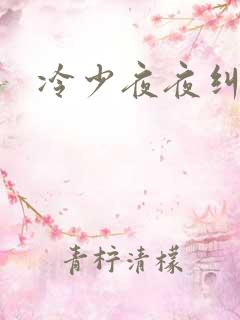 冷少夜夜纠缠