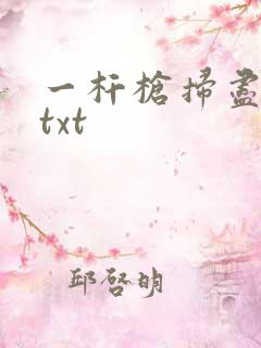 一杆枪扫尽全家txt