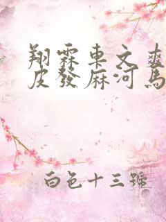 翔霖车文爽到头皮发麻河马的秘密