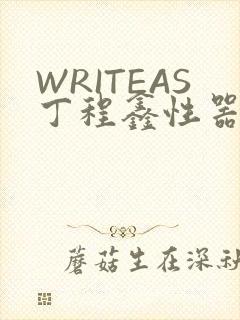 WRITEAS丁程鑫性器丰年