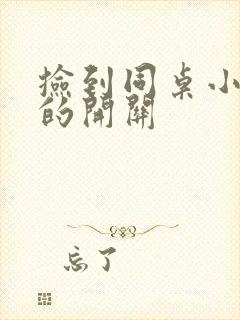 捡到同桌小玩具的开关