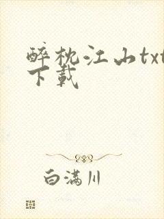 醉枕江山txt下载