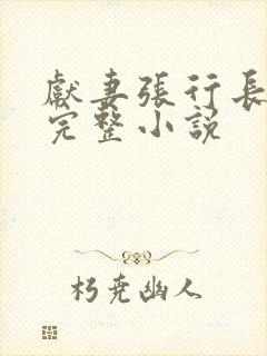 献妻张行长全文完整小说