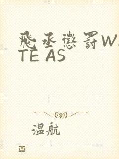 飞丞惩罚WRITE AS