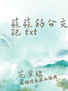 苏苏的公交车日记 txt