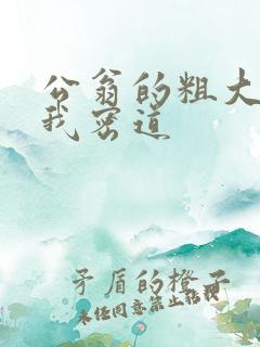 公翁的粗大挺进我密道