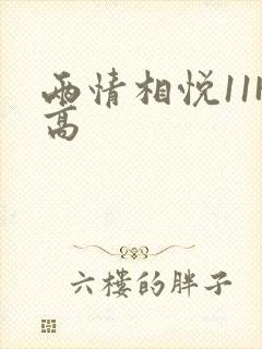 两情相悦11H高