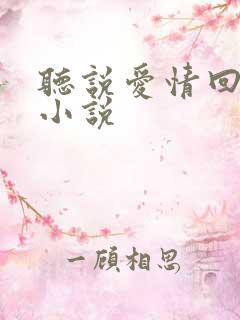 听说爱情回来过小说
