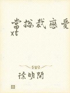 当总裁恋爱时txt