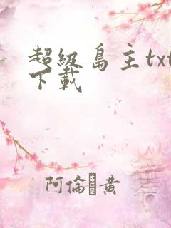超级岛主txt下载
