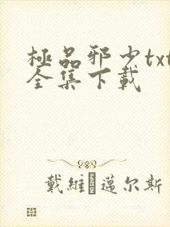 极品邪少txt全集下载