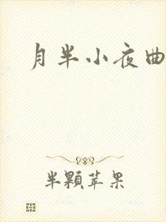 月半小夜曲小说