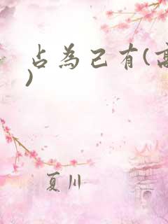 占为己有(高干)