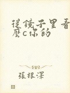 从镜子里看我怎么c你的