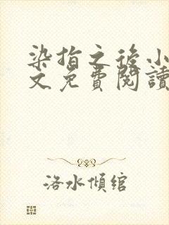 染指之后小说全文免费阅读