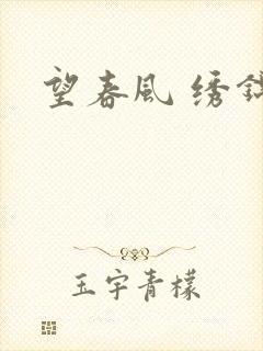 望春风 绣锦